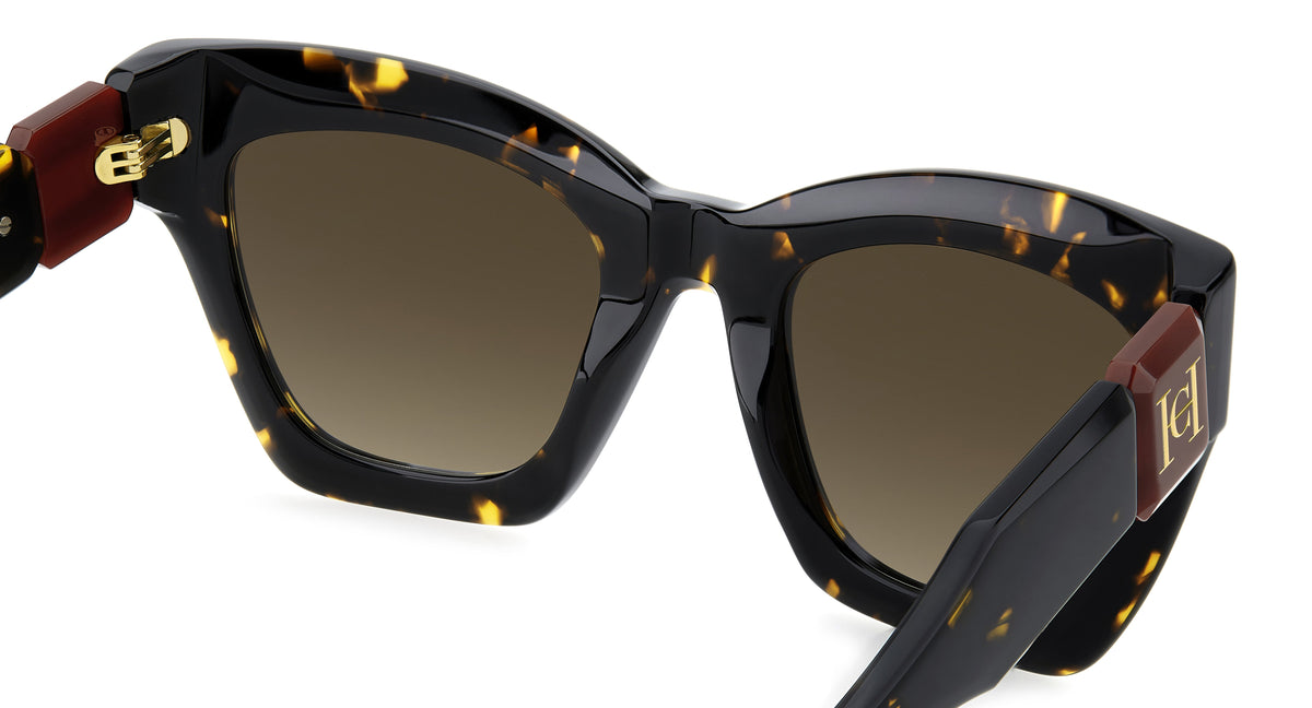 CAROLINA HERRERA HER 0327/S 086 CAT EYE / HAVANA