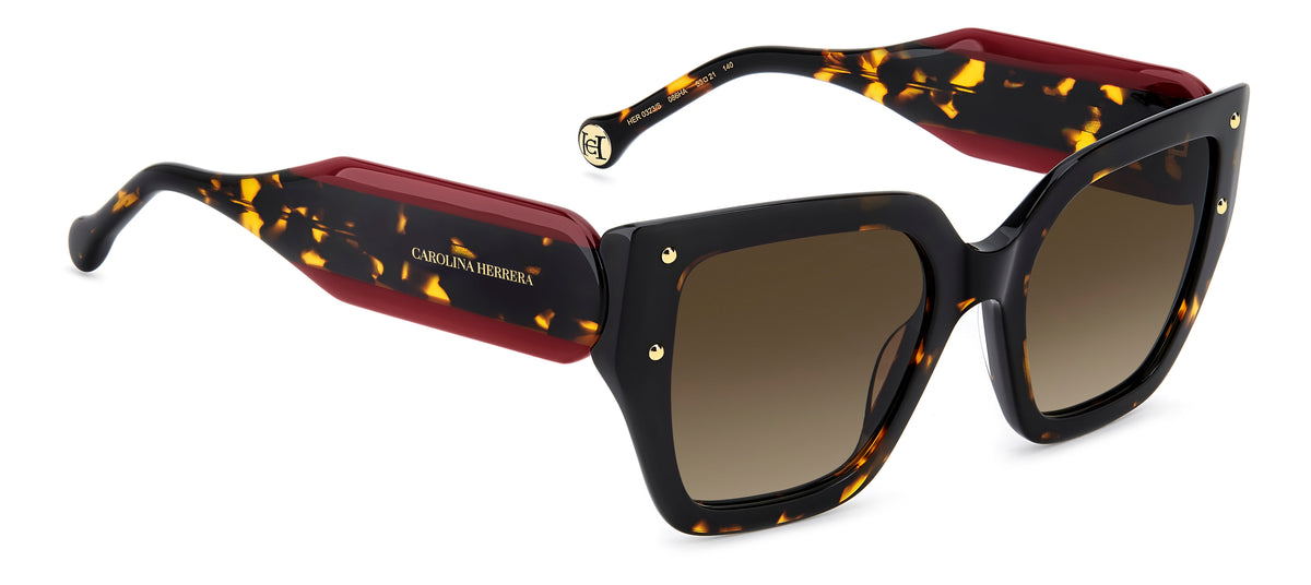 CAROLINA HERRERA HER 0323/S 086 SQUARE / HAVANA