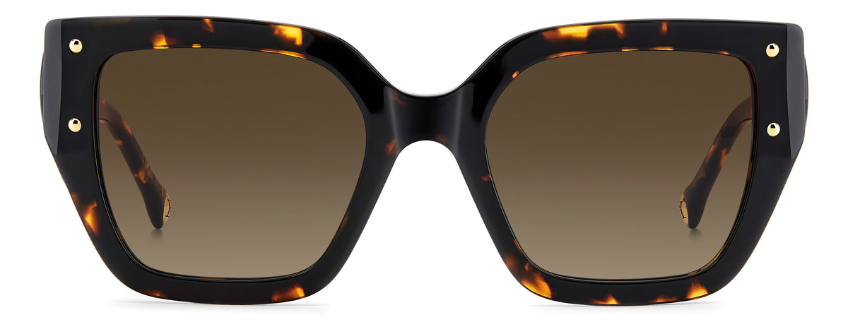 CAROLINA HERRERA HER 0323/S 086 SQUARE / HAVANA