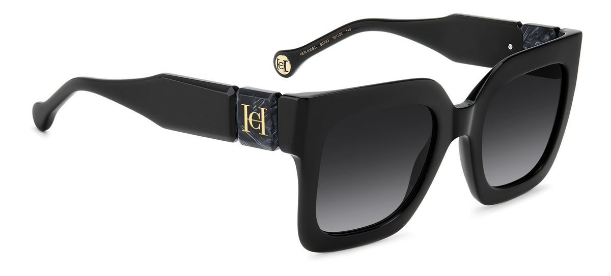 CAROLINA HERRERA HER 0369/S 807 SQUARE / BLACK