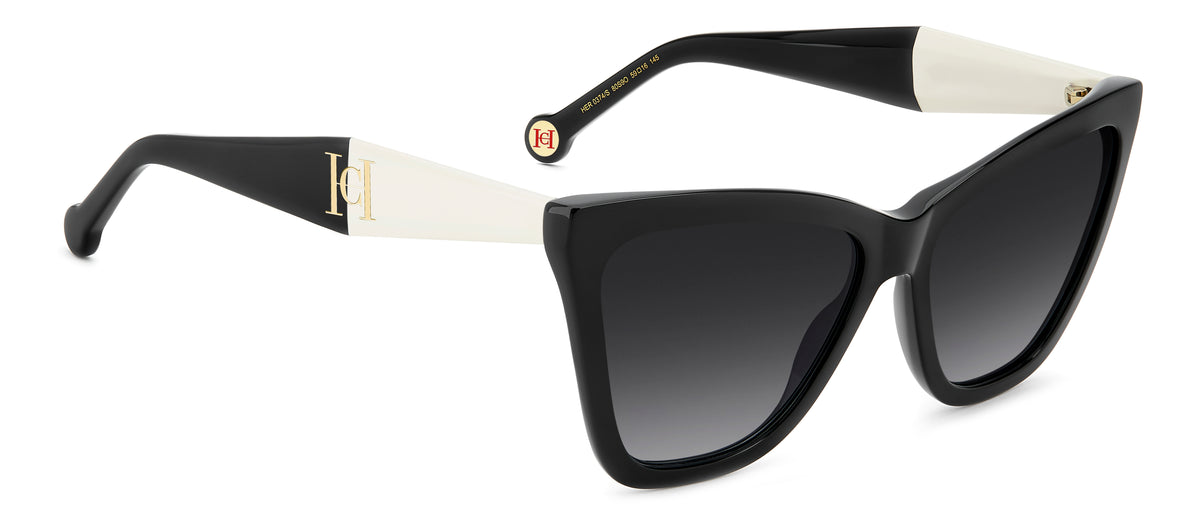 CAROLINA HERRERA HER 0374/S 80S CAT EYE / WHITE