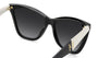 CAROLINA HERRERA HER 0374/S 80S CAT EYE / WHITE