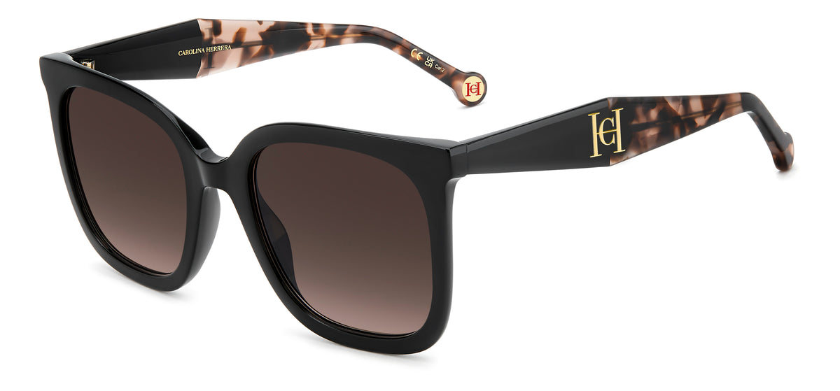 CAROLINA HERRERA HER 0375/G/S 807 SQUARE / BLACK