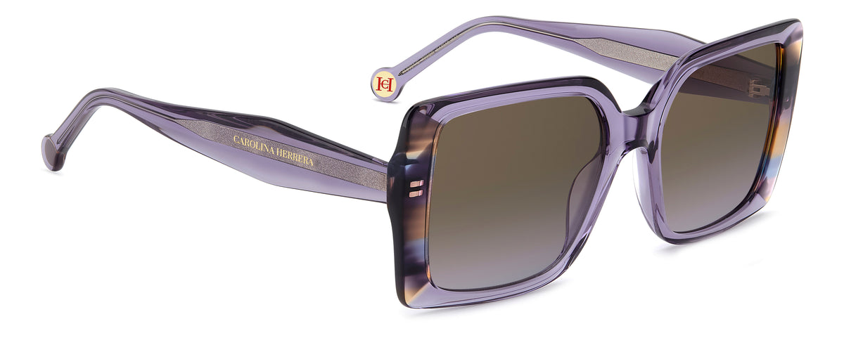 CAROLINA HERRERA HER 0391/S 789 RECTANGULAR / LILAC