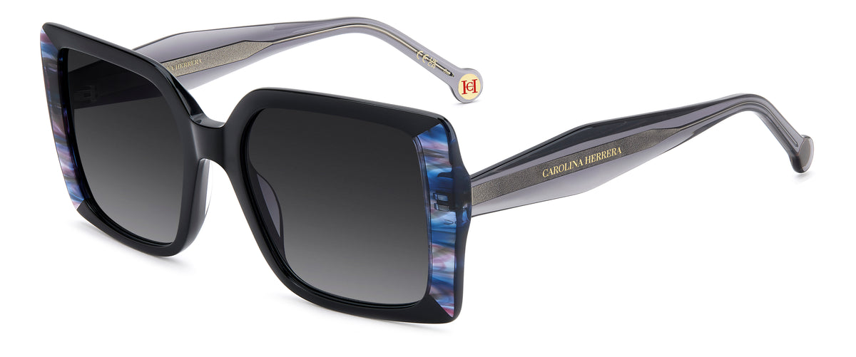 CAROLINA HERRERA HER 0391/S 807 RECTANGULAR / BLACK