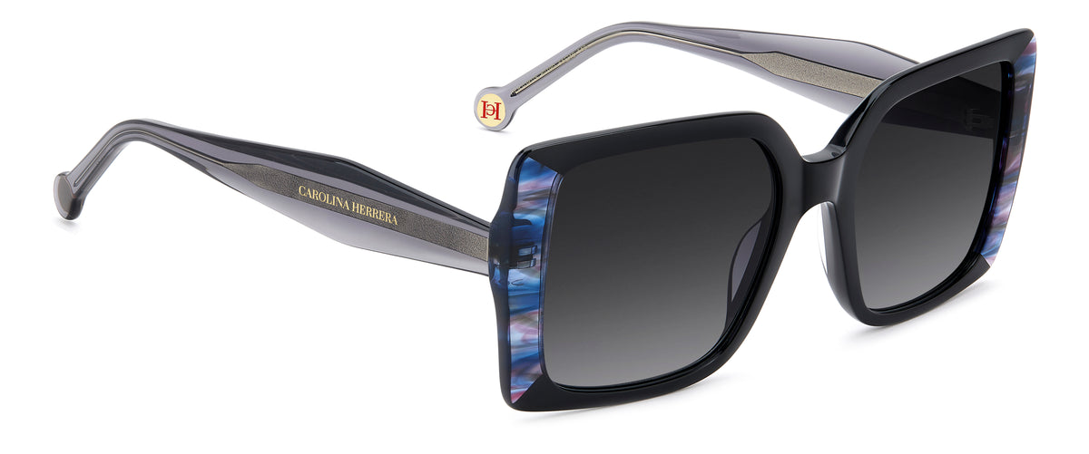 CAROLINA HERRERA HER 0391/S 807 RECTANGULAR / BLACK
