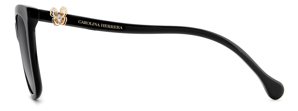 CAROLINA HERRERA HER 0394/G/S 807 RECTANGULAR / BLACK