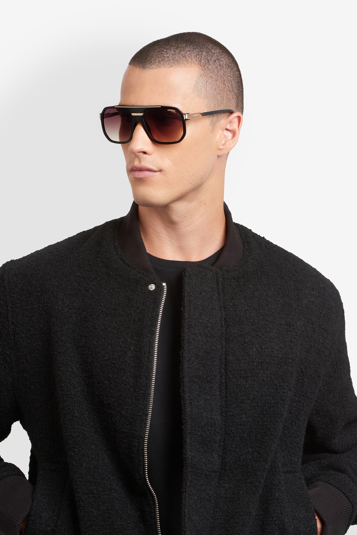 CARRERA 1077/S I46 RECTANGULAR / GOLD