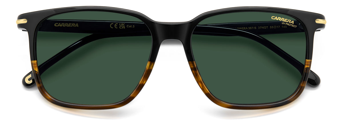 CARRERA 367/S 37N RECTANGULAR / BLACK