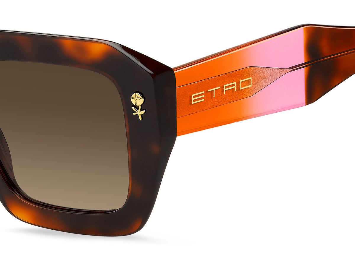 ETRO 0114/S O63 RECTANGULAR / HAVANA