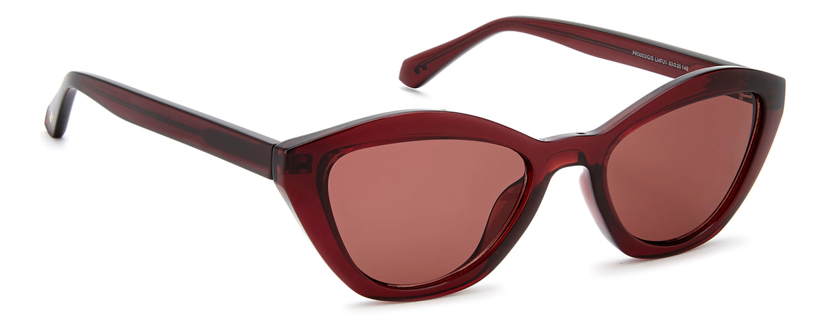 PRIVE REVAUX PR3003/G/S LHF CAT EYE / BURGUNDY