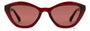 PRIVE REVAUX PR3003/G/S LHF CAT EYE / BURGUNDY