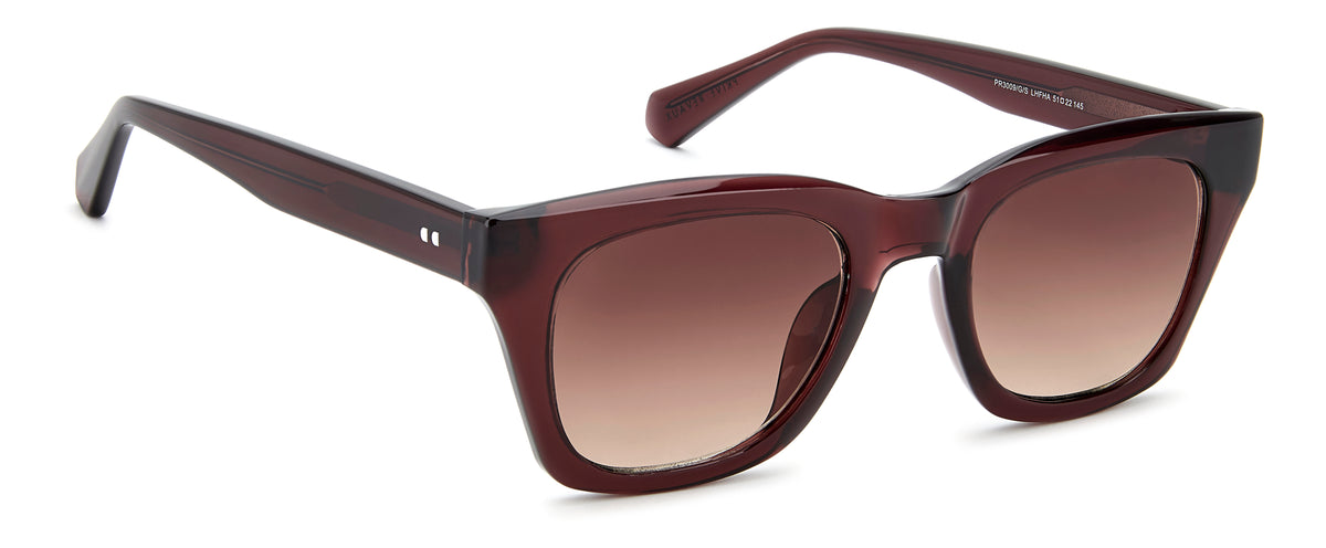 PRIVE REVAUX PR3009/G/S LHF RECTANGULAR / BURGUNDY