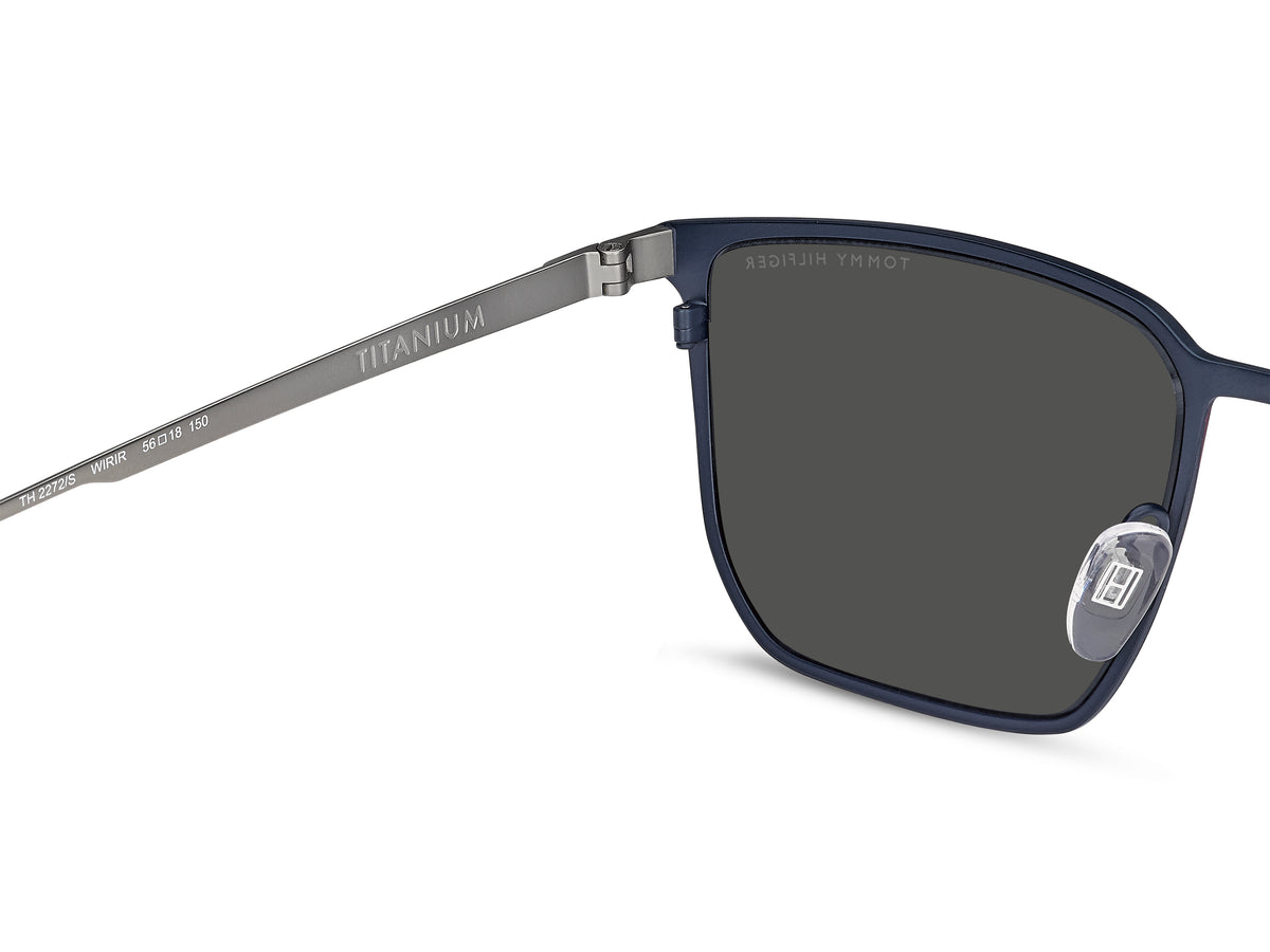 TOMMY HILFIGER TH 2272/S WIR SQUARE GEOMETRICAL / BLUE