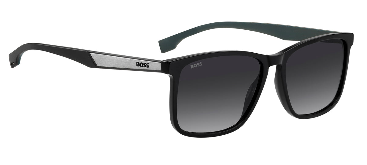 HUGO BOSS 1825/S 807 RECTANGULAR / BLACK