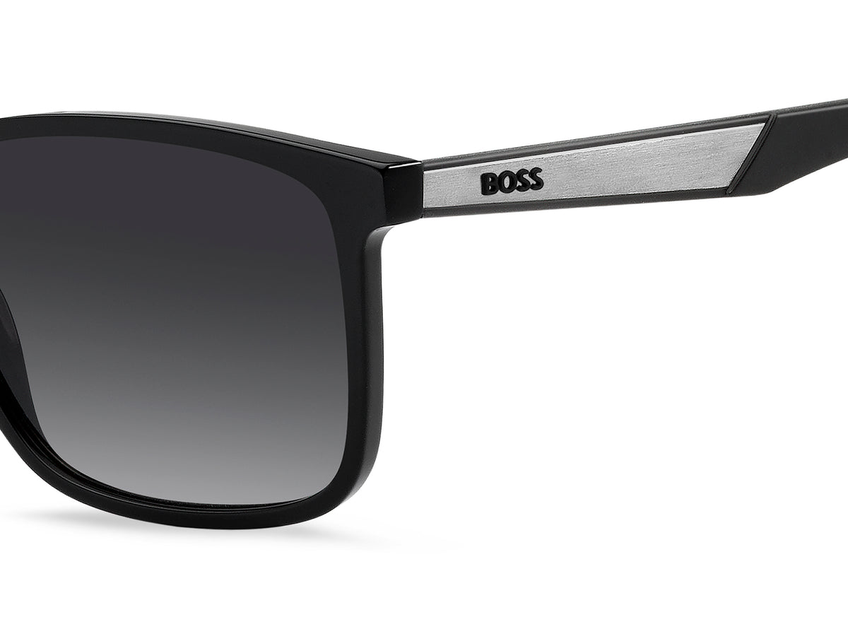 HUGO BOSS 1825/S 807 RECTANGULAR / BLACK