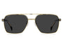 HUGO BOSS 1846/G/S 2M2 RECTANGULAR / GOLD