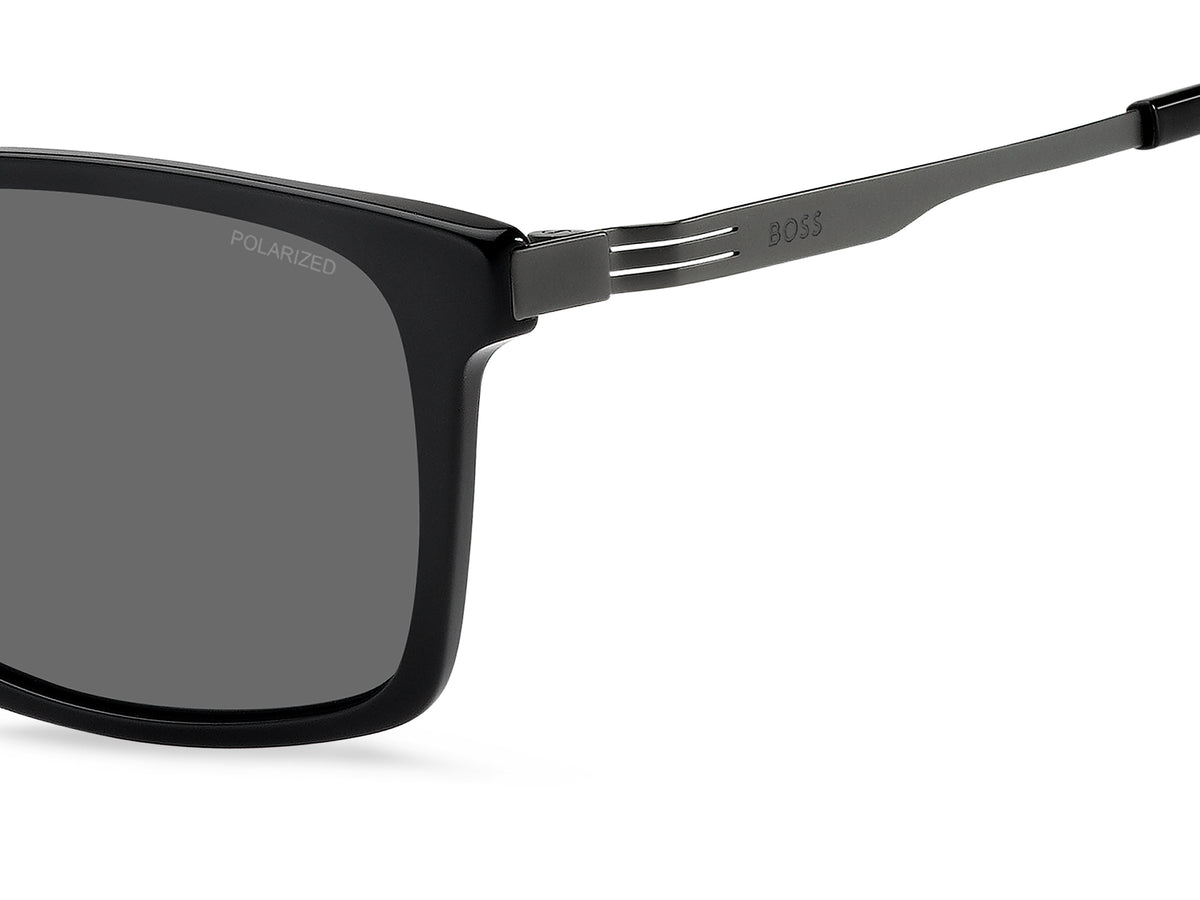 HUGO BOSS 1836/G/S 807 RECTANGULAR / BLACK