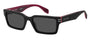 MARC JACOBS MARC 905/S I34 RECTANGULAR / MARBLE BURGUNDY