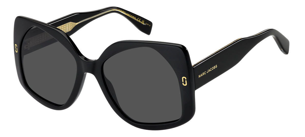 MARC JACOBS MJ 1133/S 807 SQUARE GEOMETRICAL / BLACK