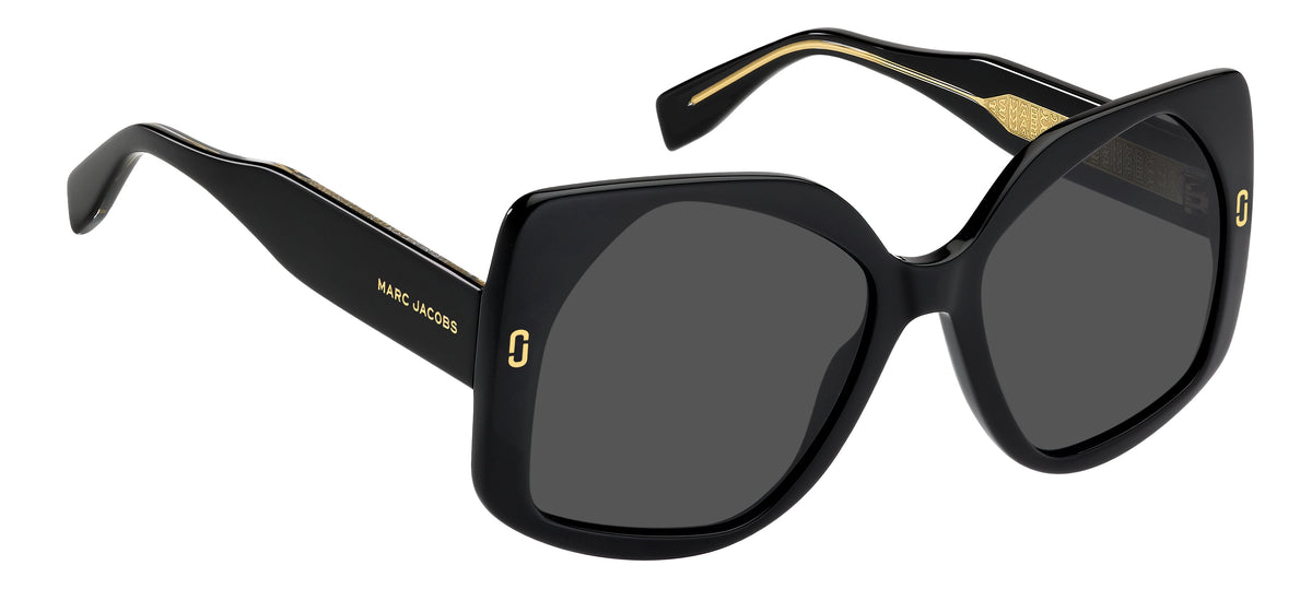 MARC JACOBS MJ 1133/S 807 SQUARE GEOMETRICAL / BLACK