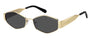 MARC JACOBS MARC 496/SHINY RHL RECTANGULAR GEOMETRICAL / BLACL