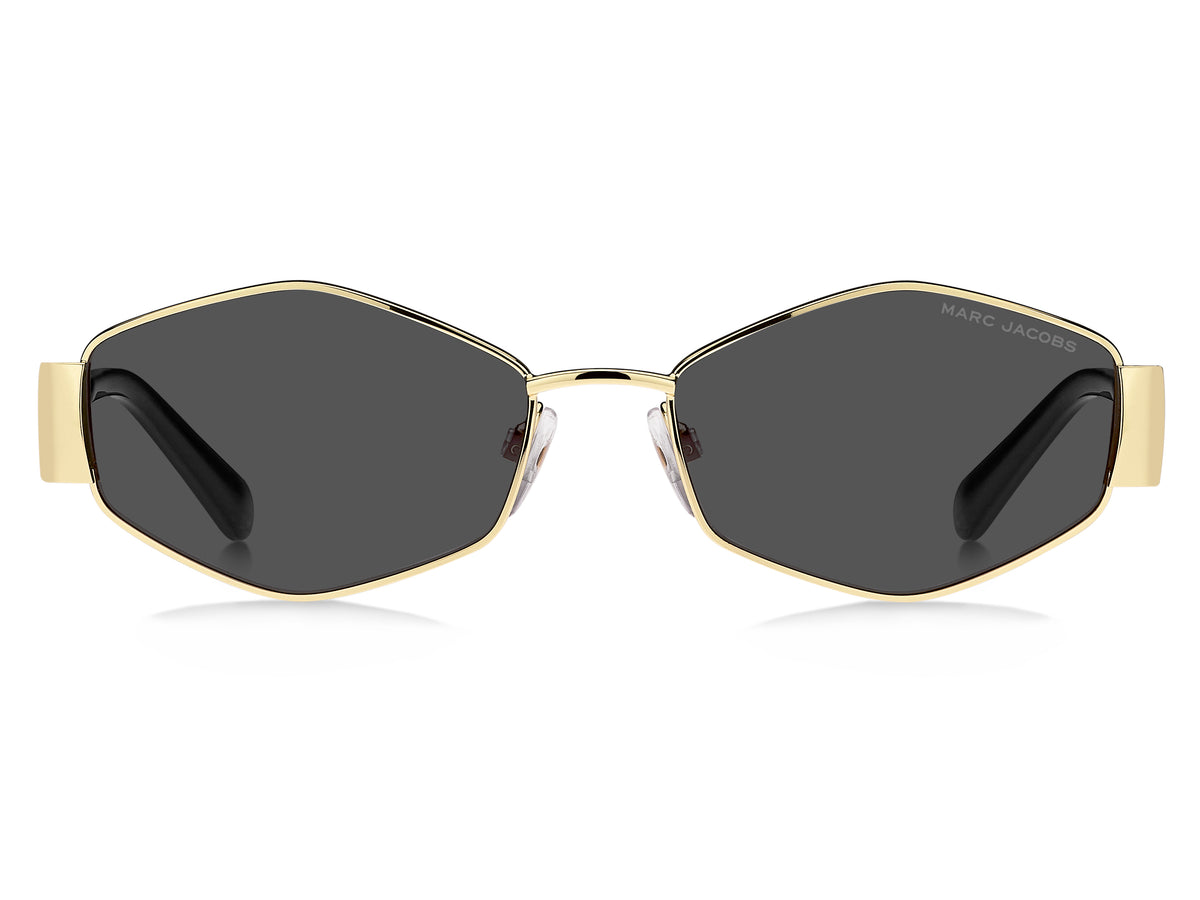 MARC JACOBS MARC 496/SHINY RHL RECTANGULAR GEOMETRICAL / BLACL