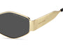 MARC JACOBS MARC 496/SHINY RHL RECTANGULAR GEOMETRICAL / BLACL