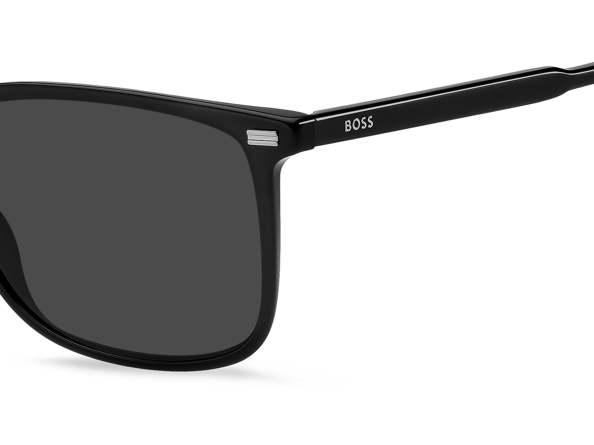 HUGO BOSS 1879/S 807 RECTANGULAR / BLACK