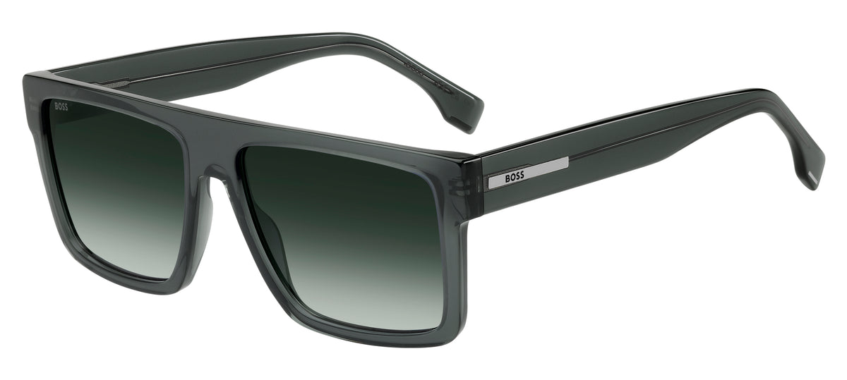 HUGO BOSS 1895/S 1ED SQUARE FLAT TOP / GREEN
