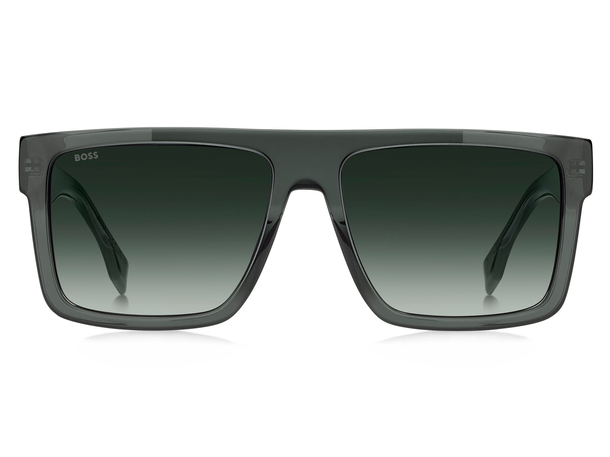 HUGO BOSS 1895/S 1ED SQUARE FLAT TOP / GREEN