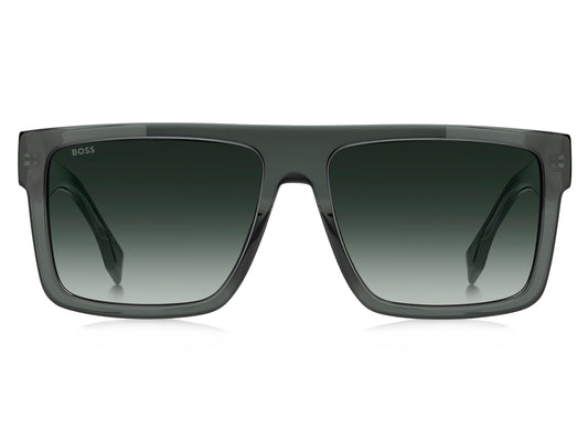 HUGO BOSS 1895/S 1ED SQUARE FLAT TOP / GREEN