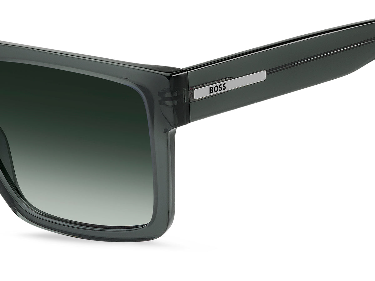 HUGO BOSS 1895/S 1ED SQUARE FLAT TOP / GREEN