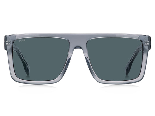 HUGO BOSS 1895/S PJP SQUARE FLAT TOP / BLUE