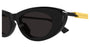 BOTTEGA VENETA BV1447S 1 BLACK / CAT EYE