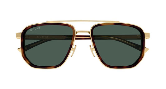 GUCCI GG2073S 3 GOLD HAVANA / RECTANGULAR