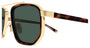 GUCCI GG2073S 3 GOLD HAVANA / RECTANGULAR