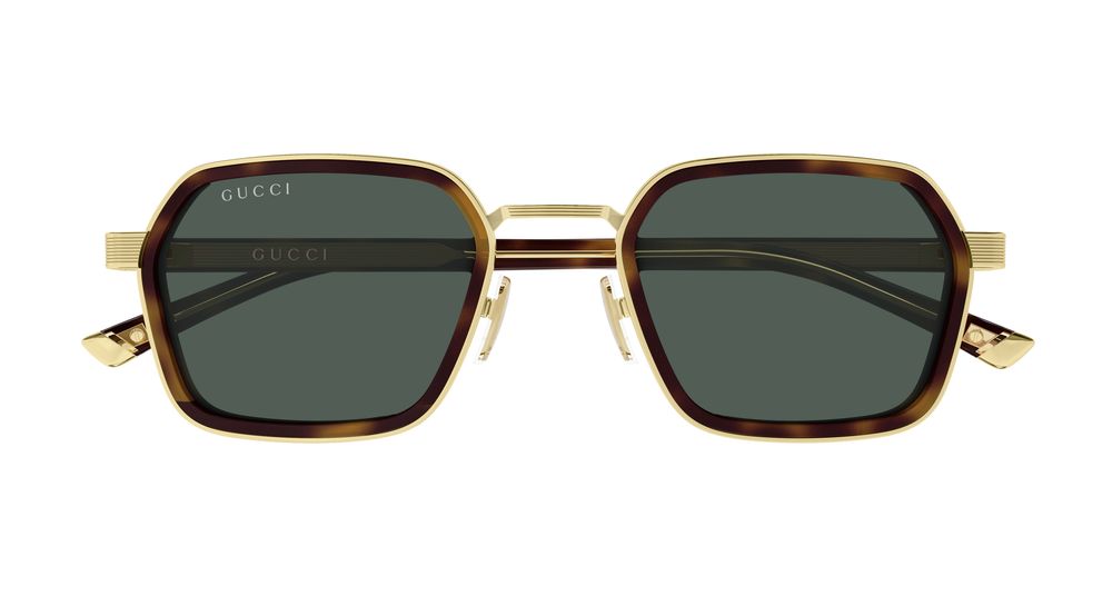 GUCCI GG2074S 3 GOLD HAVANA / RECTANGULAR