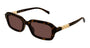 GUCCI GG2152S 2 HAVANA / RECTANGULAR