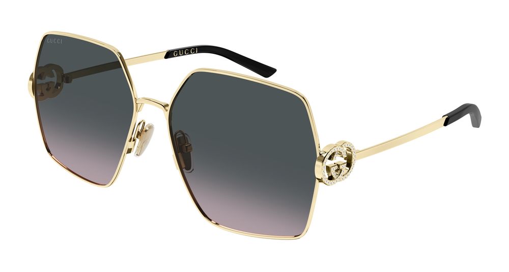 GUCCI GG2163S 2 GOLD / RECTANGULAR