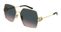 GUCCI GG2163S 2 GOLD / RECTANGULAR