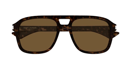 SAINT LAURENT SL 881 6 HAVANA CRYSTAL / PILOT