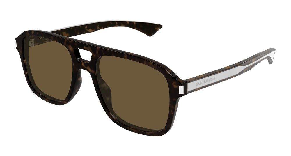 SAINT LAURENT SL 881 6 HAVANA CRYSTAL / PILOT