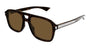 SAINT LAURENT SL 881 6 HAVANA CRYSTAL / PILOT
