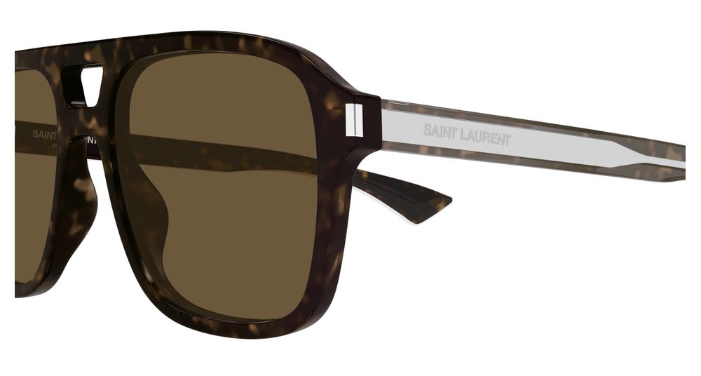 SAINT LAURENT SL 881 6 HAVANA CRYSTAL / PILOT