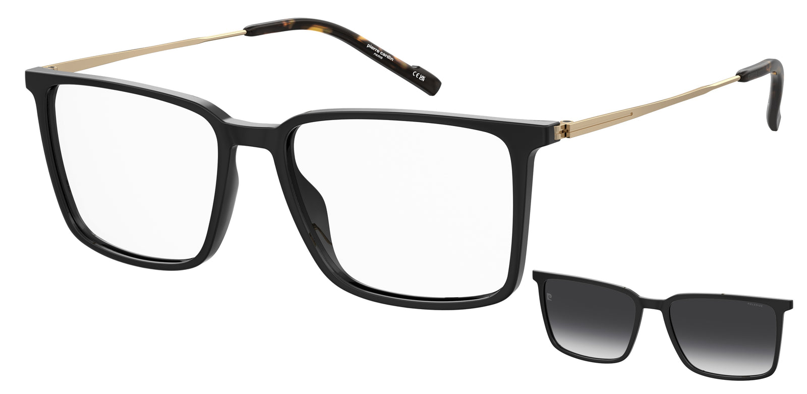 PIERRE CARDIN P.C. 6290/C 2M2 BLACK / RECTANGULAR