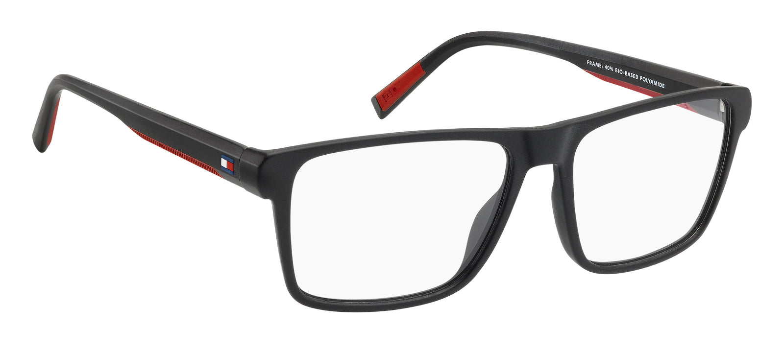 TOMMY HILFIGER TH 2328 OIT BLACK / SQUARE FLAT TOP
