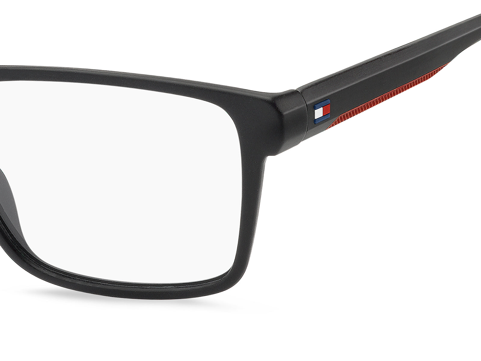 TOMMY HILFIGER TH 2328 OIT BLACK / SQUARE FLAT TOP