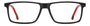 CARRERA 8929 BLX BLACK / RECTANGULAR