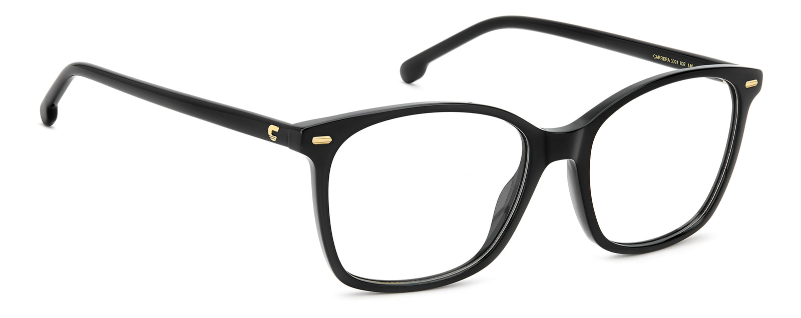 CARRERA 3091 807 BLACK / SQUARE